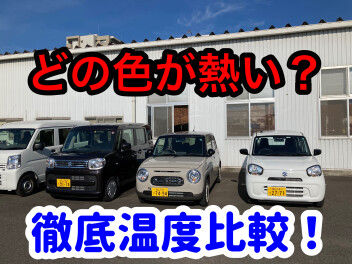 ボディカラー別☆温度差調査